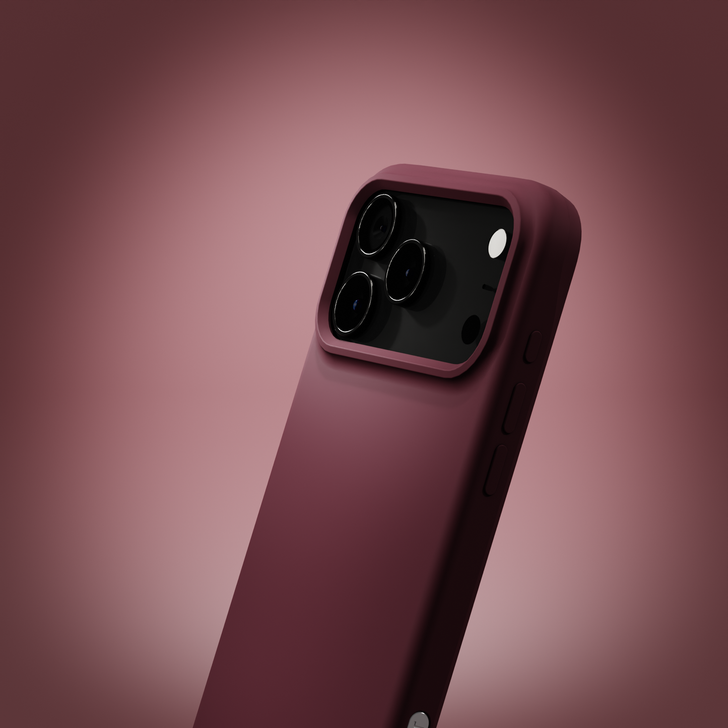 Cygnett MagSilk Magnetic Silicone Case for iPhone 17 - Cherry Rose