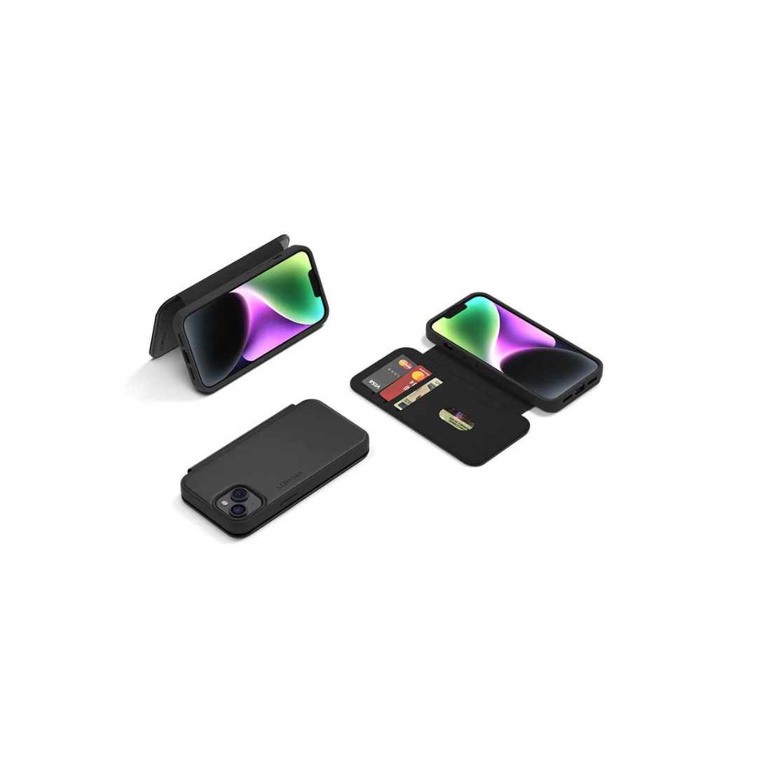 Cygnett Magwallet Leather Wallet Case for iPhone 14 Series (Black)