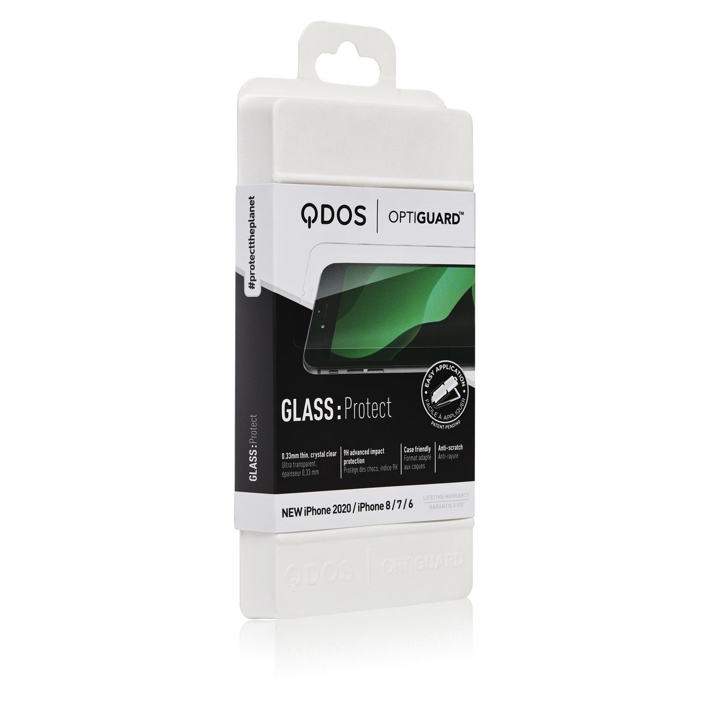 QDOS OptiGuard Glass Protect iPhone SE2 – Clear