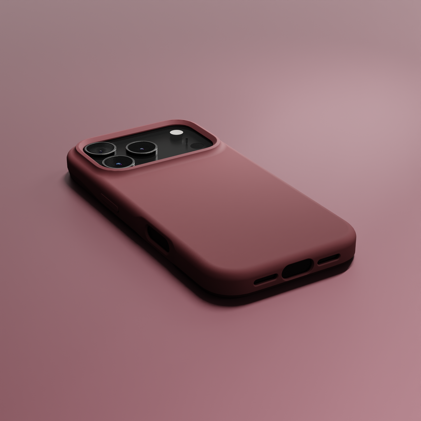 Cygnett MagSilk Magnetic Silicone Case for iPhone 17 - Cherry Rose