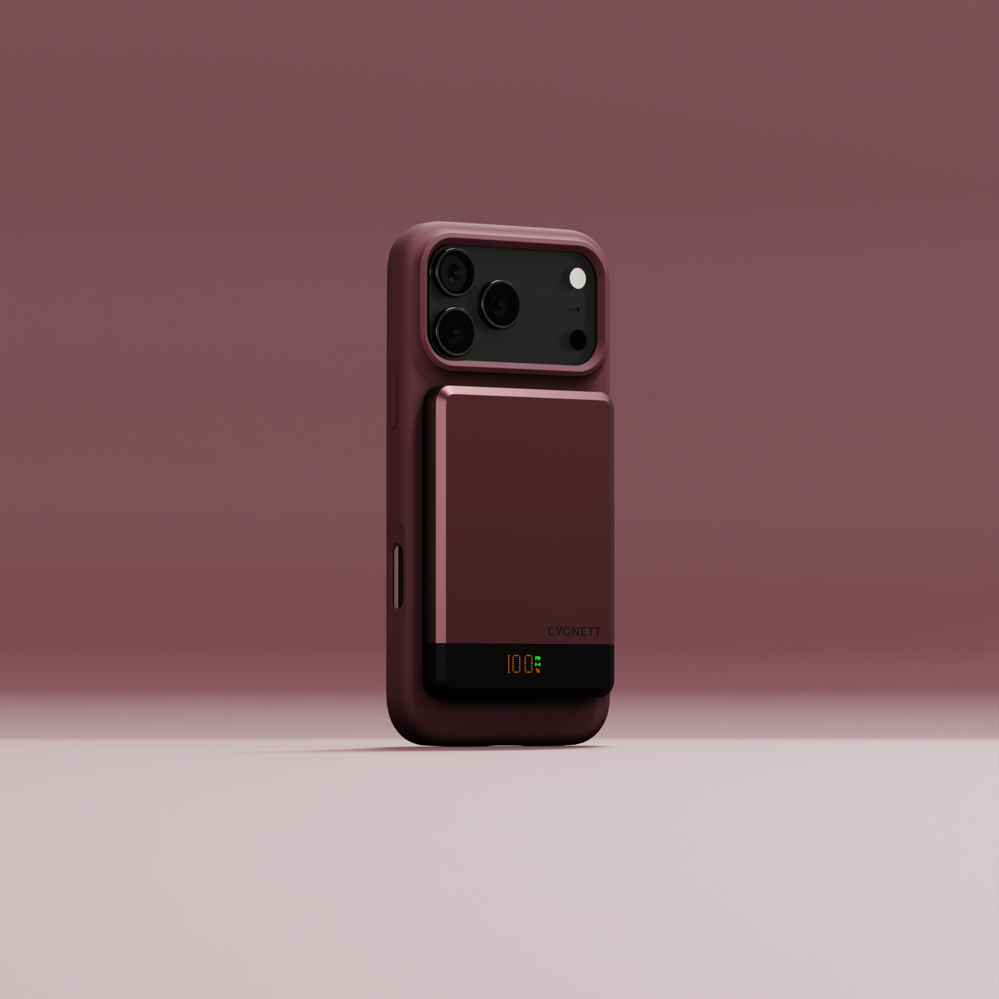 Cygnett MagSilk Magnetic Silicone Case for iPhone 17 - Cherry Rose