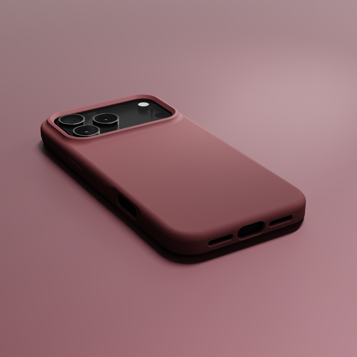 Cygnett MagSilk Magnetic Silicone Case for iPhone 17 - Cherry Rose