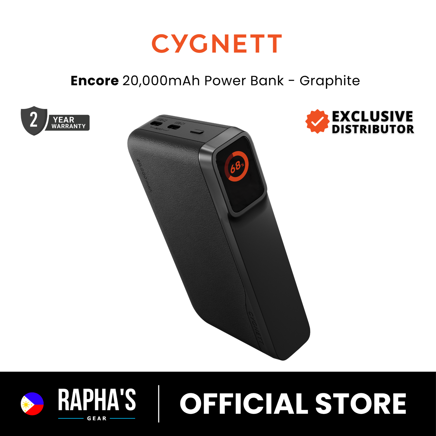 Cygnett Encore 20,000mAh Power Bank