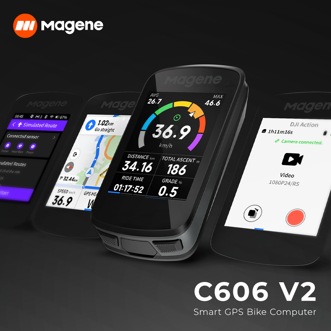 Magene C606 V2 Smart GPS Bike Computer