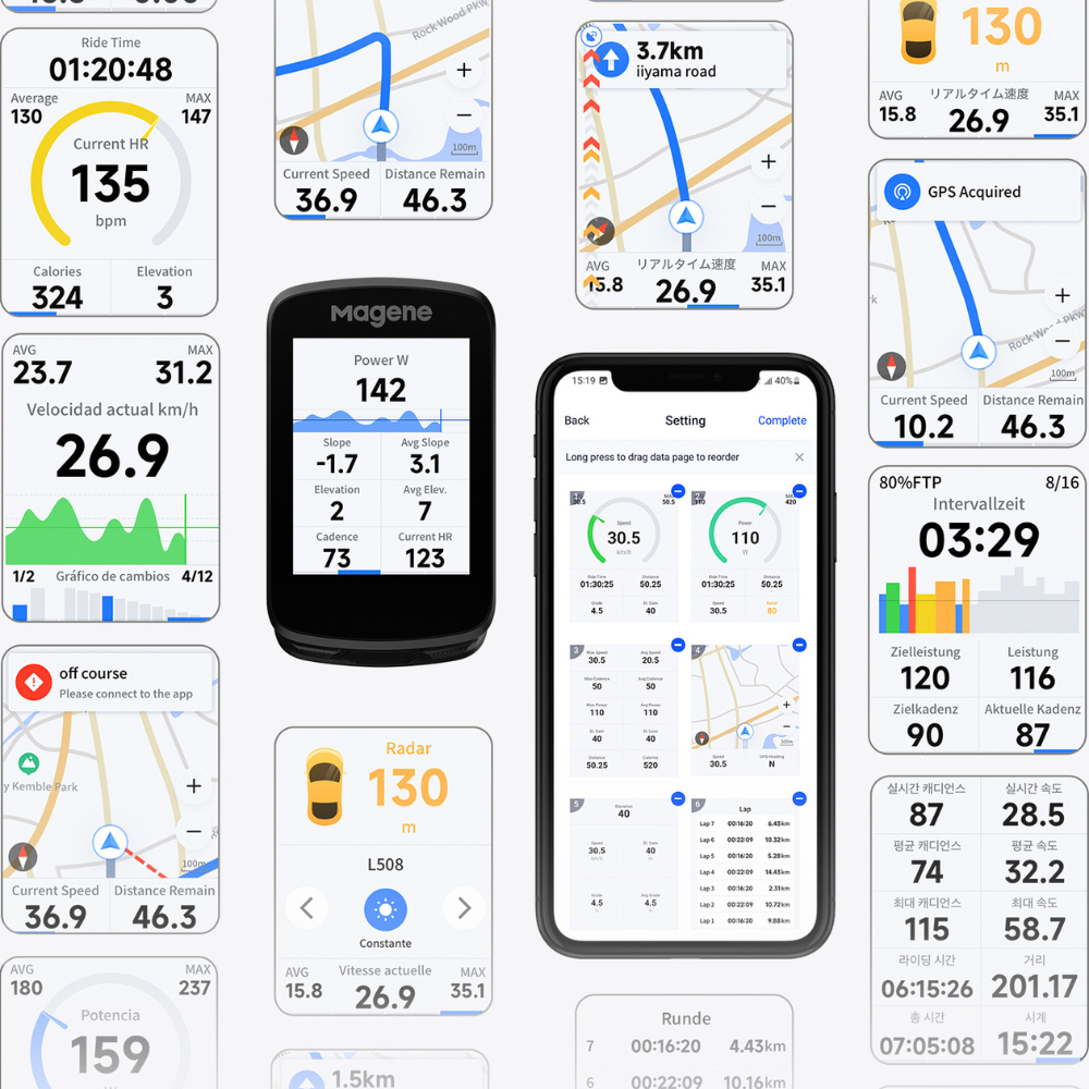 Magene C606 Smart GPS Bike Computer – Rapha's Gear