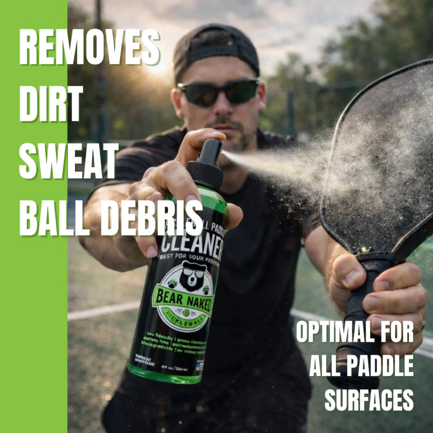 BEAR NAKED Pickleball Paddle Cleaner - 8oz