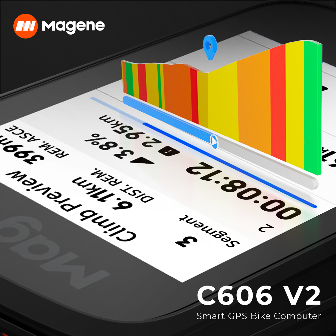 Magene C606 V2 Smart GPS Bike Computer