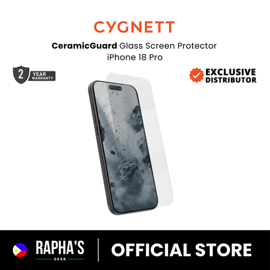 Cygnett CeramicGuard Glass Protector for iPhone 18