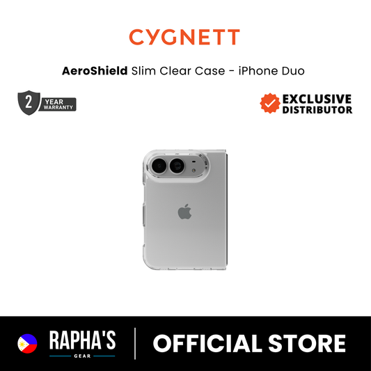 Cygnett AeroShield Slim Clear Case for iPhone Duo