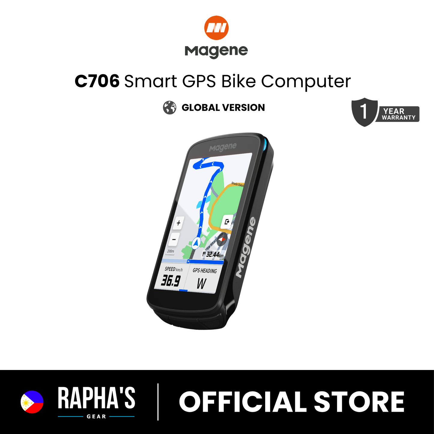 Magene C706 Smart GPS Bike Computer