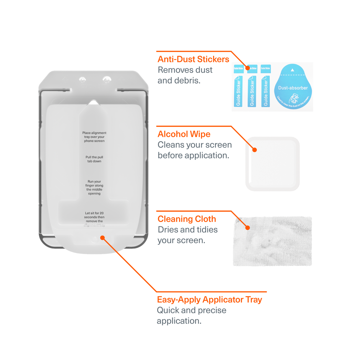 Cygnett FoldShield Glass Protector for iPhone Duo