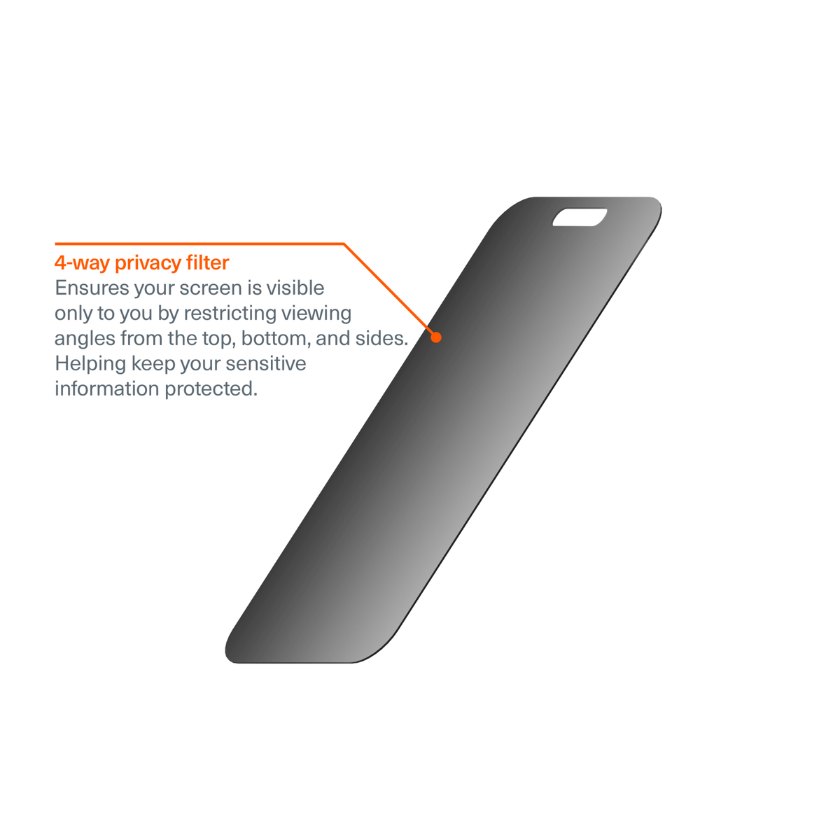 Cygnett PrivateShield Glass Protector for iPhone 18