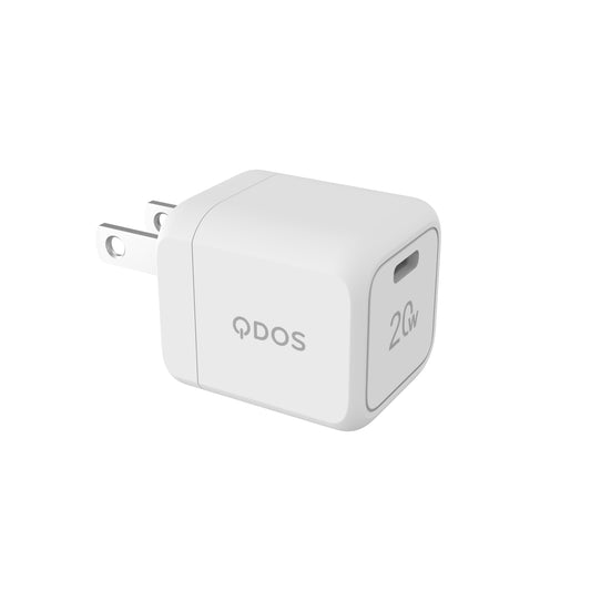 QDOS PowerCube 20W USB-C Wall Charger (US Pin)
