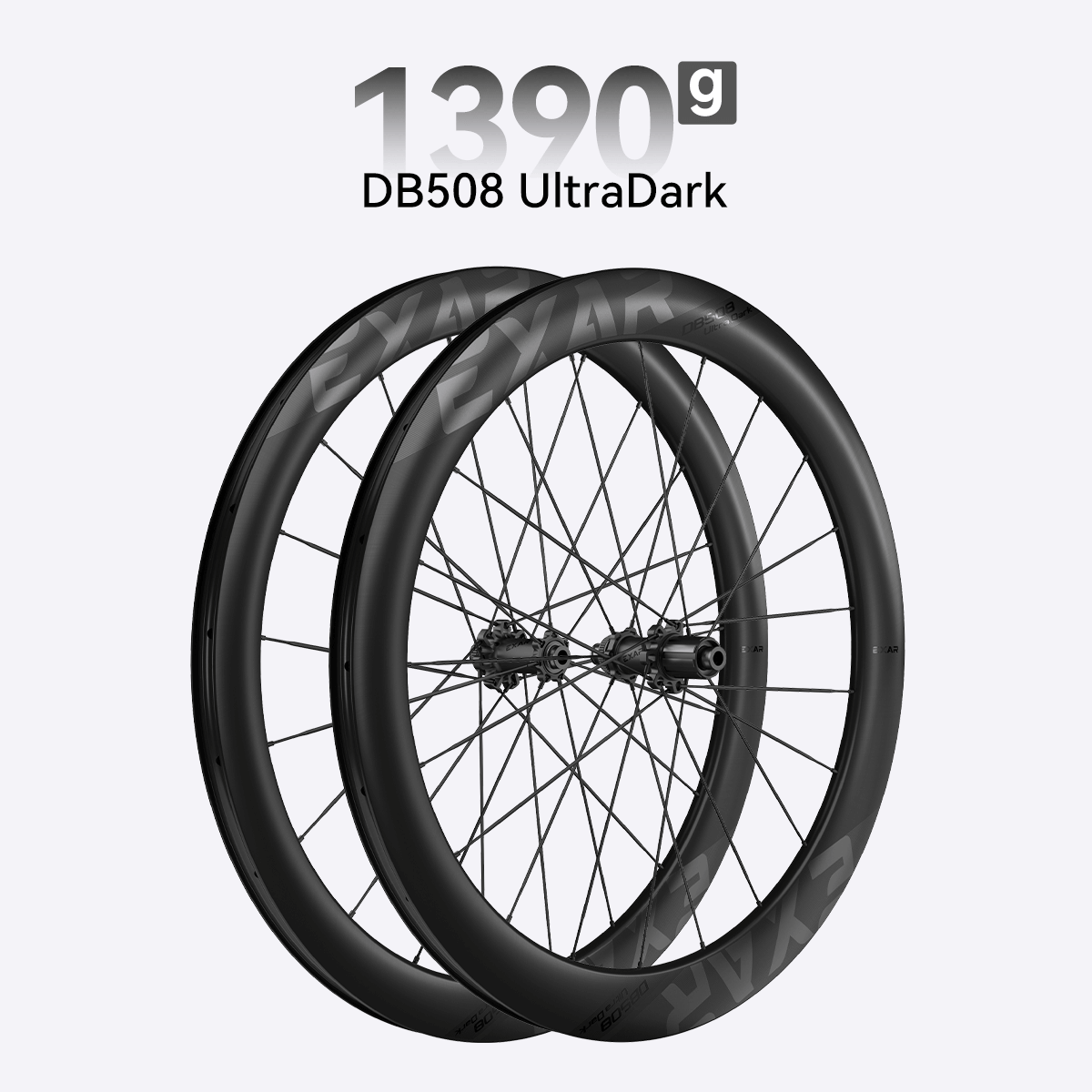 EXAR Carbon Fiber Wheelset UltraDark Series 2024