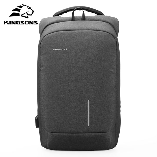 KS3149W 15.6" Water Repellent Laptop Backpack with USB Charging Socket