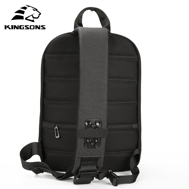 KS3176W 13.3" Water Repellent Laptop Single Strap Backpack with USB Charging Socket