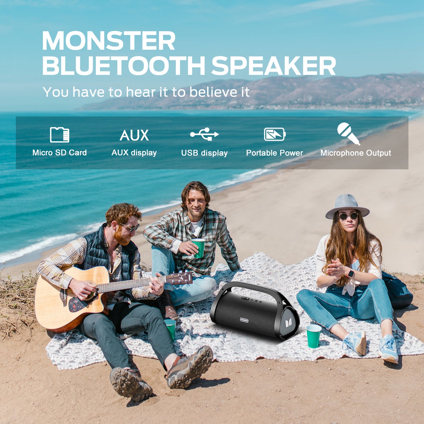 Monster Adventurer Max Bluetooth Speakers