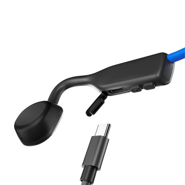 Shokz OpenMove Bone Conduction Open-Ear Bluetooth Headphones (Blue)
