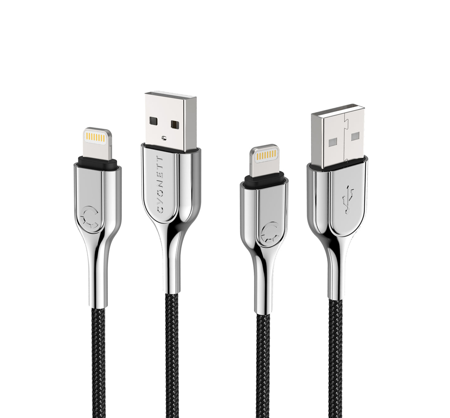 Cygnett Armoured Lightning to USB-A Cable 2M (Black)