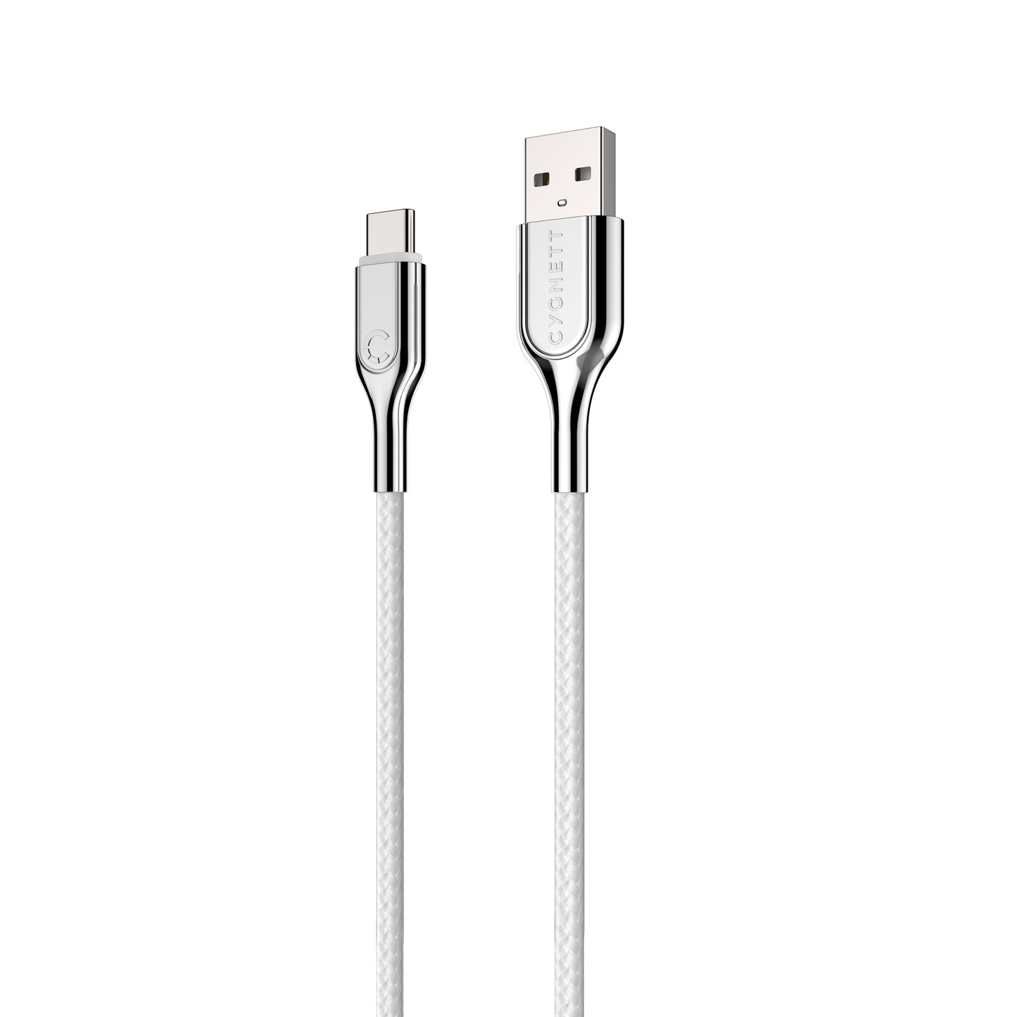 Cygnett Armoured 2.0 USB-C TO USB-A  (3A/60W) Cable 2M (White)