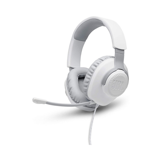 JBL Quantum 100 Wired over-ear Gaming Headset (White)