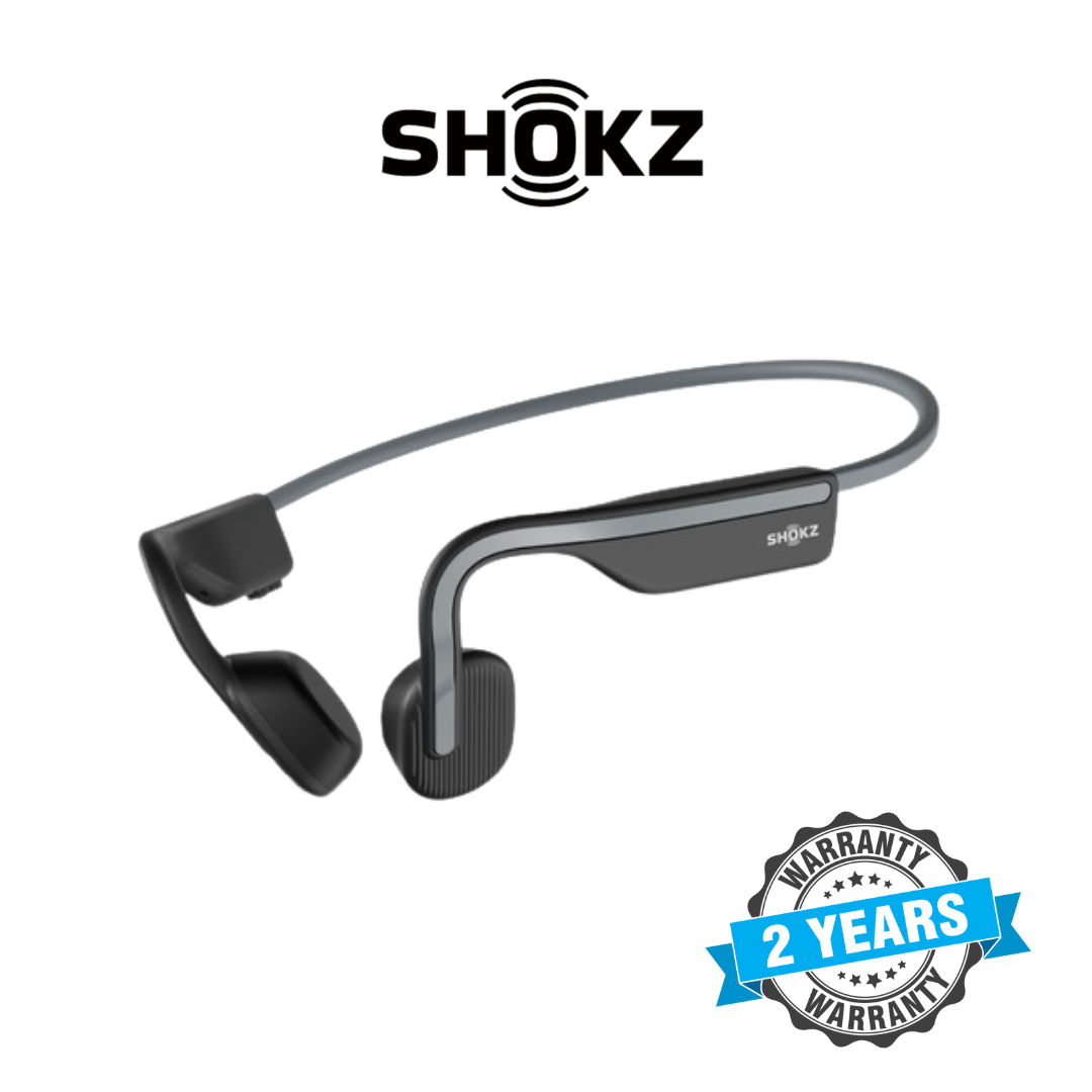 Shokz OpenMove Bone Conduction Open-Ear Bluetooth Headphones (Grey)