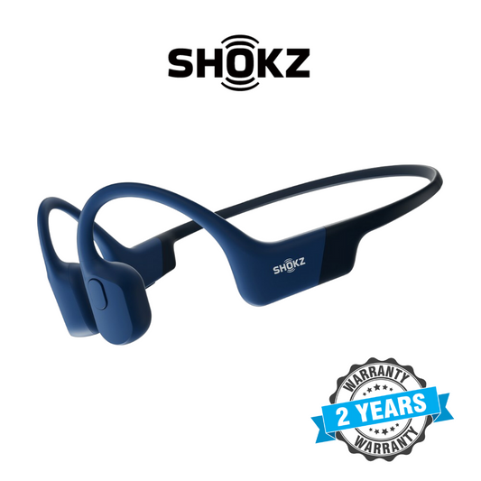 SHOKZ OPENRUN Bone Conduction Open-Ear Headphones (Blue)