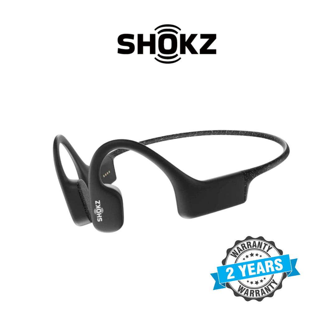 Shokz OpenSwim Bone Conduction Open-Ear MP3 Swimming Headphones (Black)