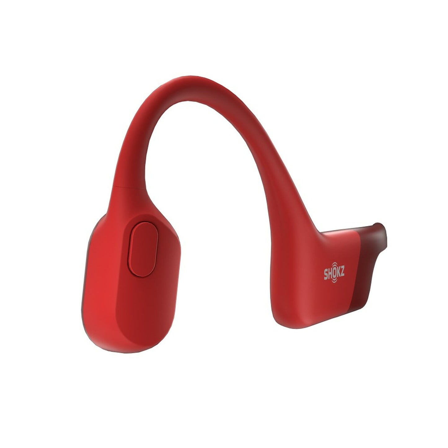 Shokz OpenRun Bone Conduction Open-Ear Bluetooth Headphones (Red)