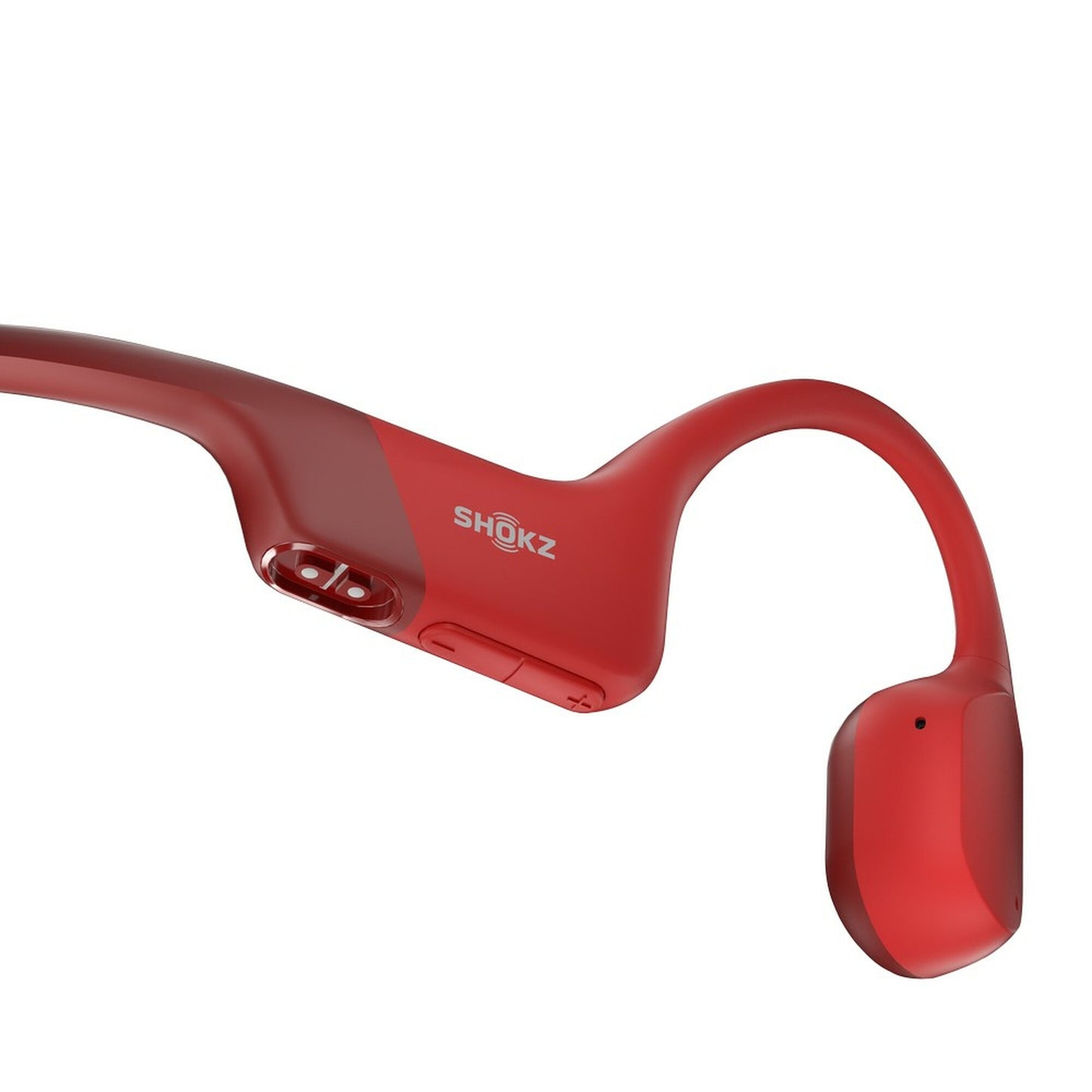 Shokz OpenRun Bone Conduction Open-Ear Bluetooth Headphones (Red)