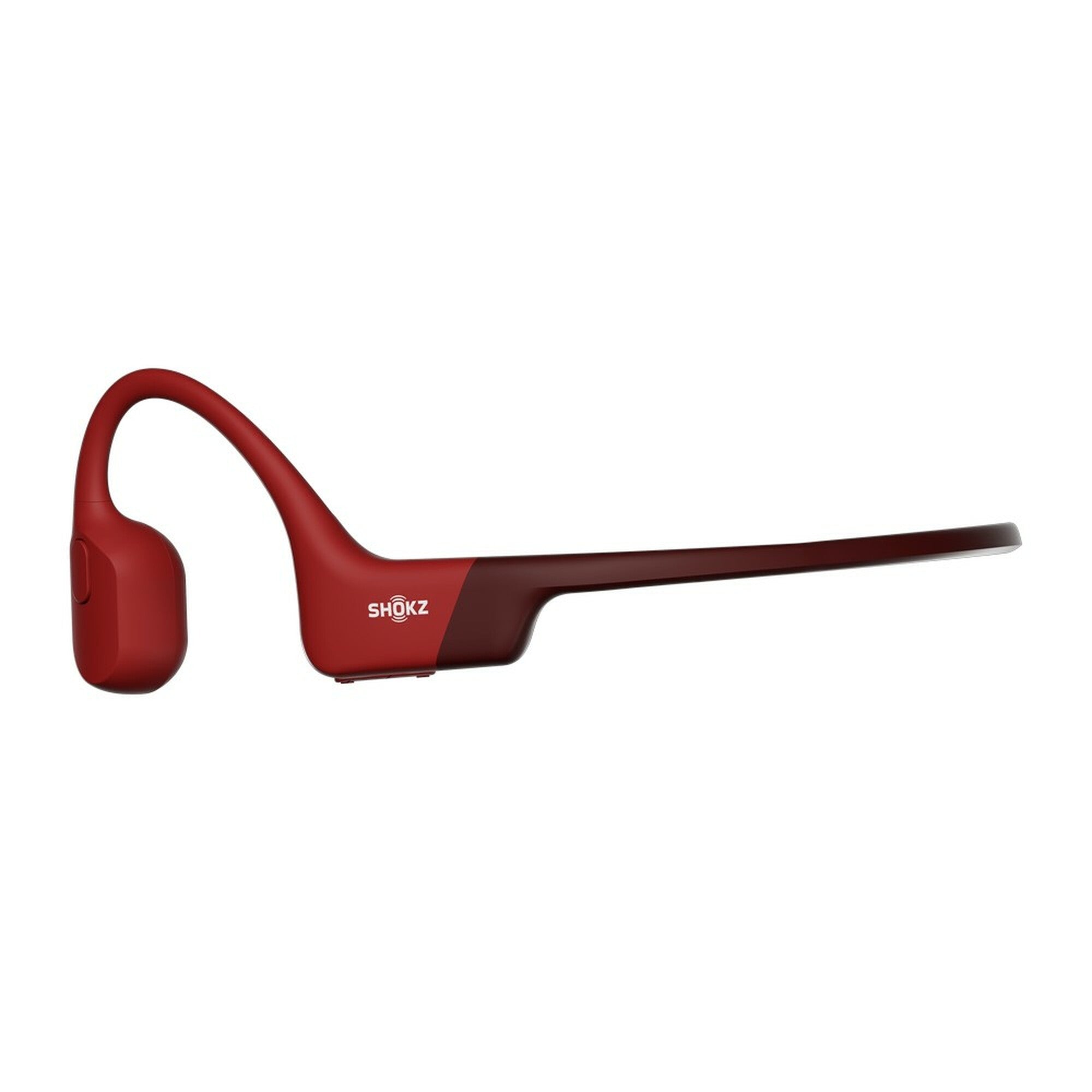 Shokz OpenRun Bone Conduction Open-Ear Bluetooth Headphones (Red)