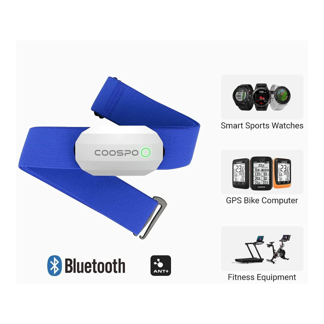 Coospo H808S Heart Rate Monitor (White)