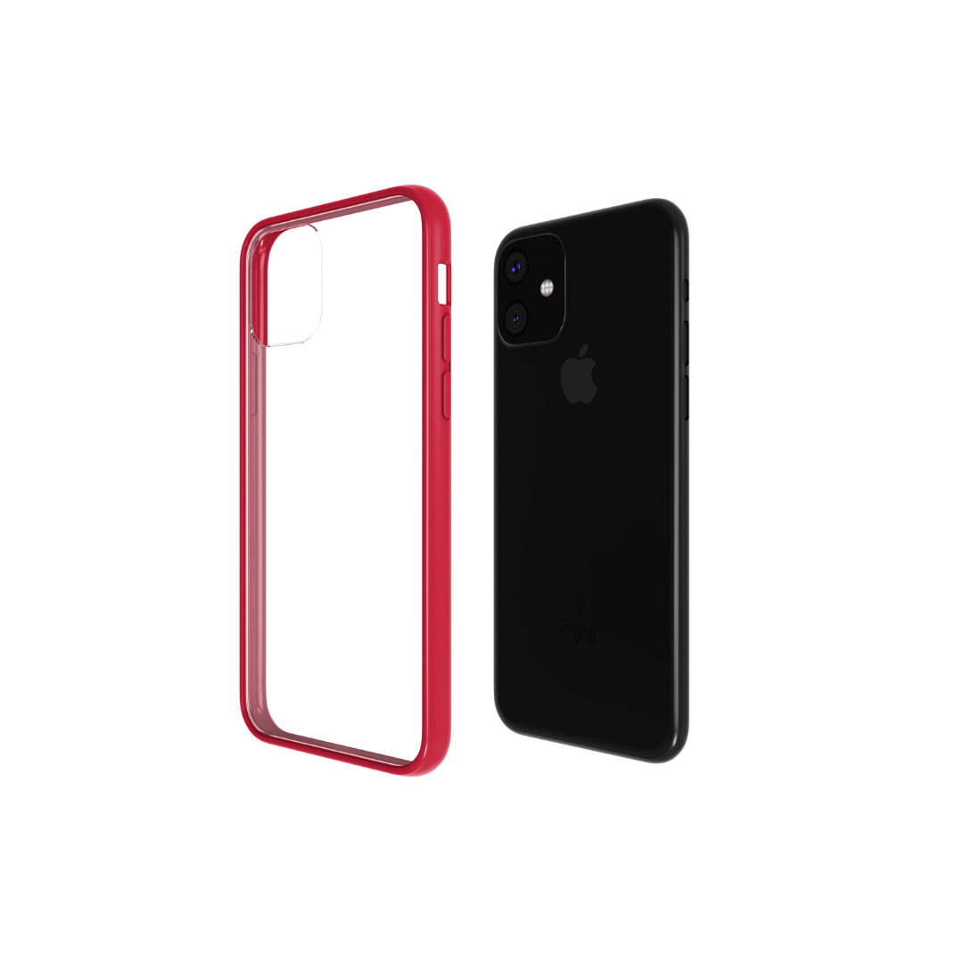 QDOS Hybrid Case for iPhone 11 Series (Red)