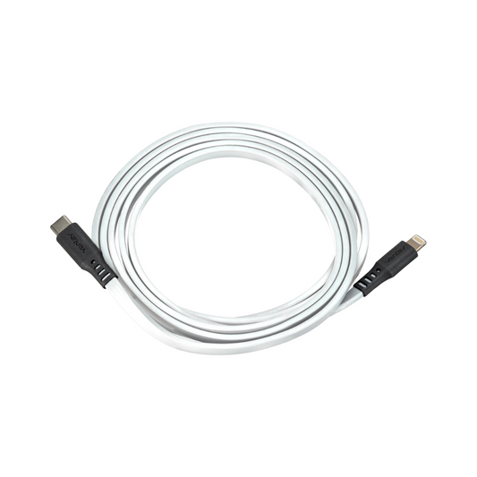 Ventev ChargeSync USB-C - Lightning Flat Cable 6ft (White)