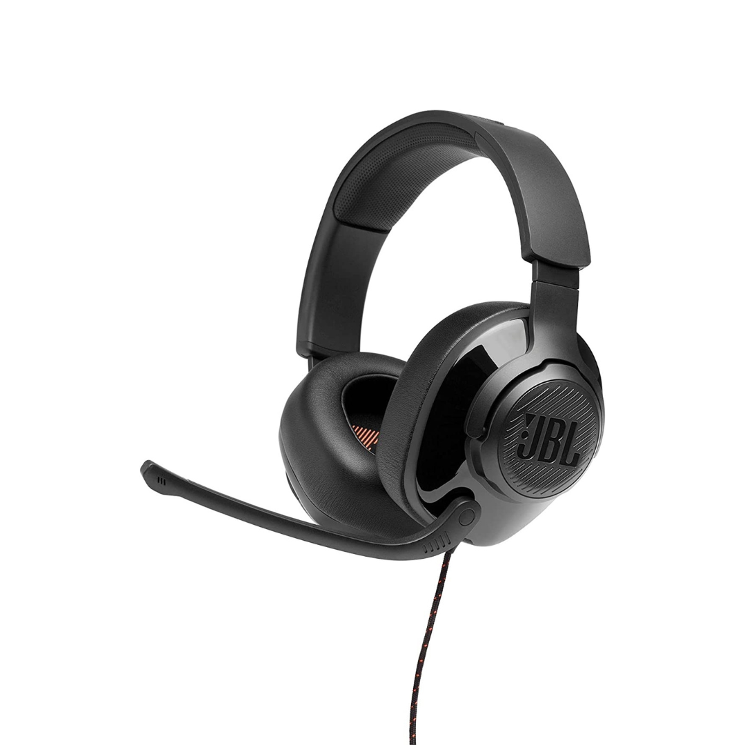 JBL Quantum 200 Wired over-ear Gaming Headset (Black)