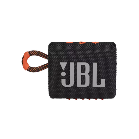 JBL GO 3 Bluetooth Speakers (Black/Orange)