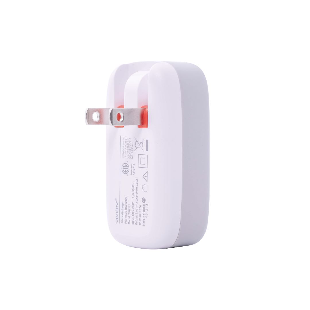 Ventev 20W PD Wall Charger - White